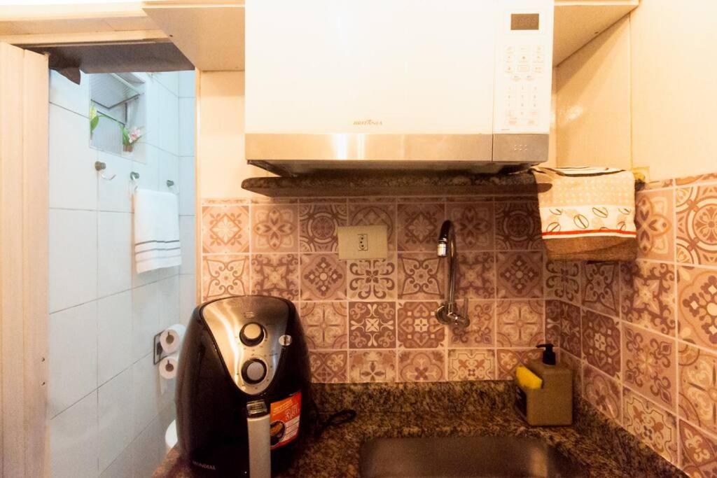 Kitnet Beira Mar Ate 3 Pessoas Apartamento São Vicente