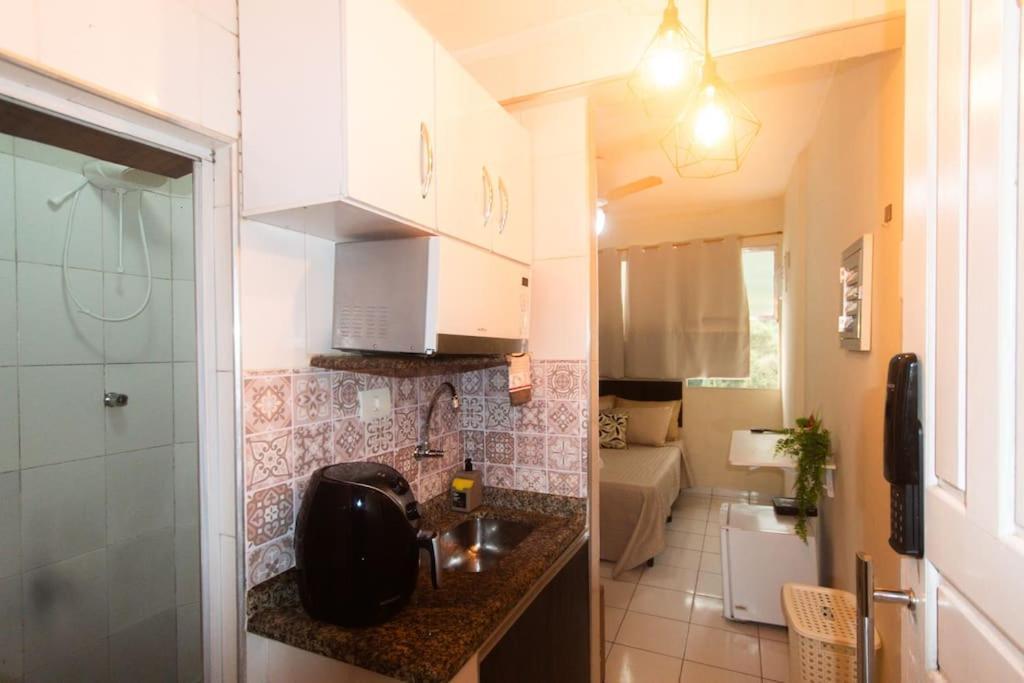 Kitnet Beira Mar Ate 3 Pessoas Apartamento São Vicente