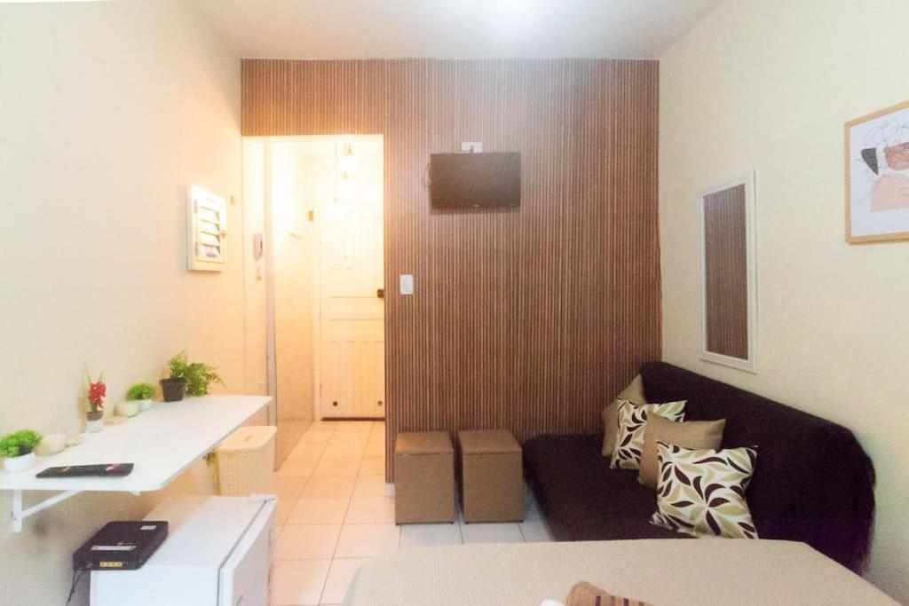Kitnet Beira Mar Ate 3 Pessoas Apartamento São Vicente