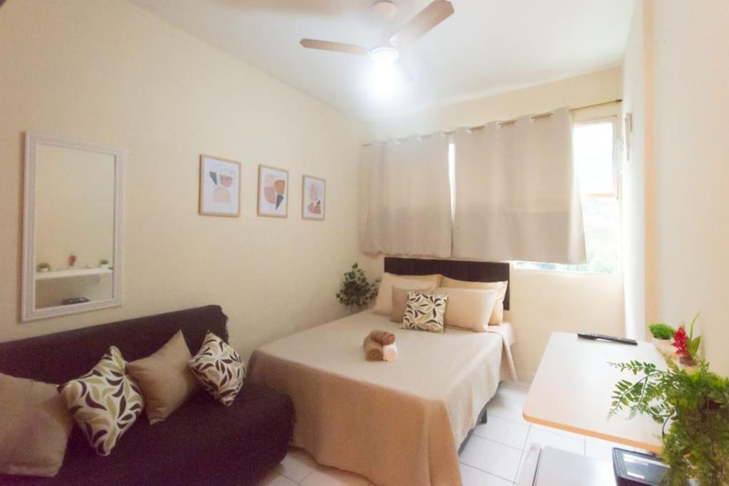 Kitnet Beira Mar Ate 3 Pessoas Apartamento São Vicente